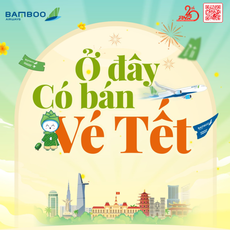 Bamboo Airways mở bán vé TẾT