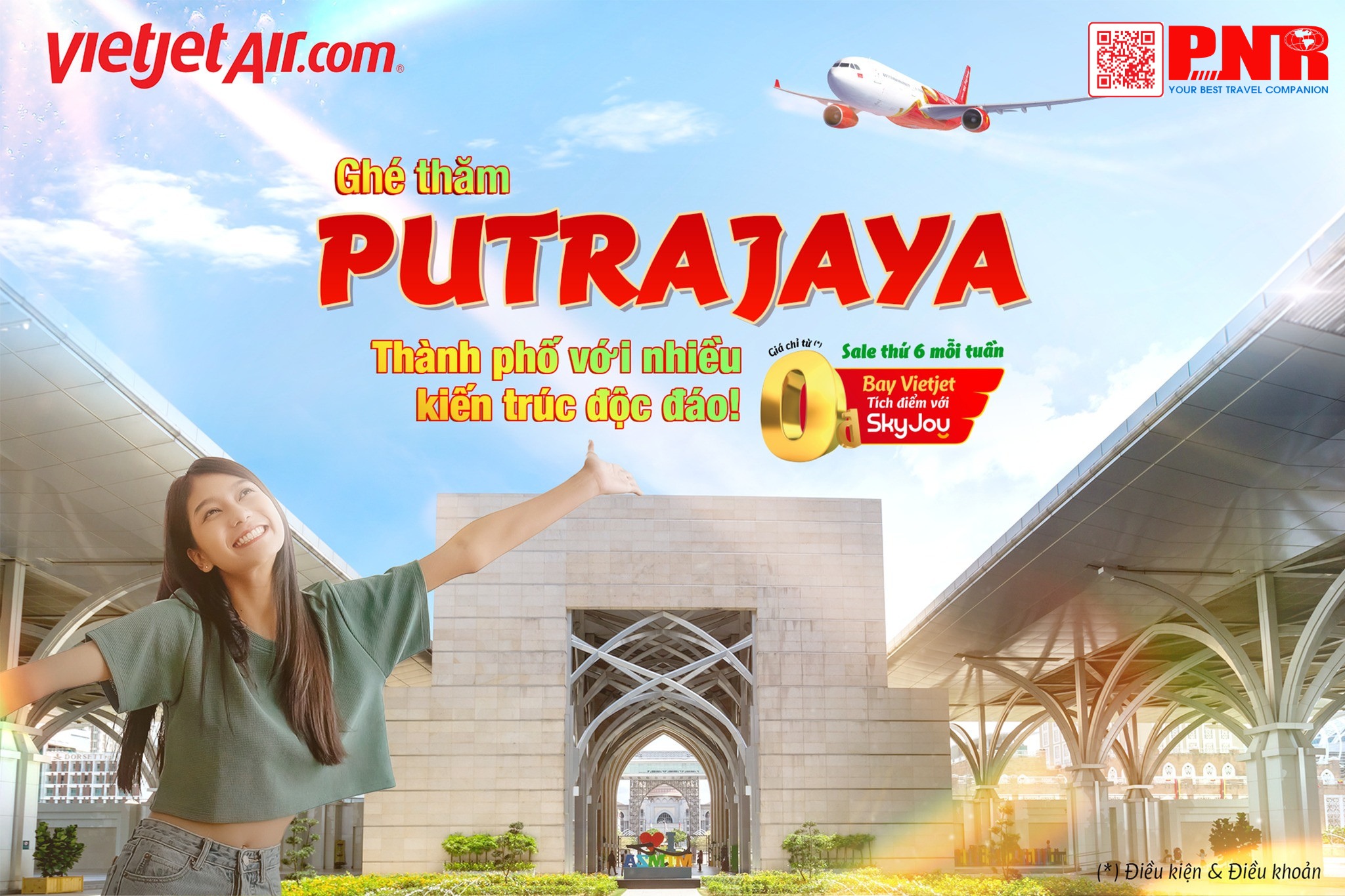 Bay đến Putrajaya cùng Vietjet Air