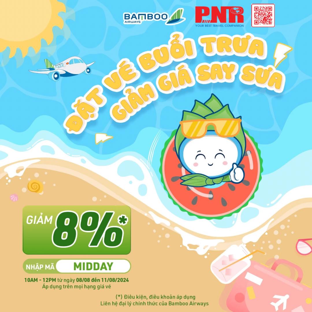 Đặt vé buổi trưa giảm giá say sưa