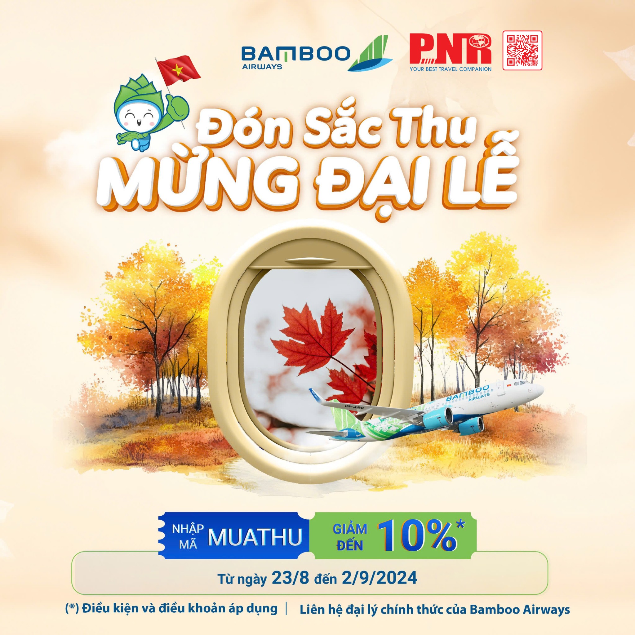 Đón sắc thu mừng đại lễ cùng Bamboo Airways