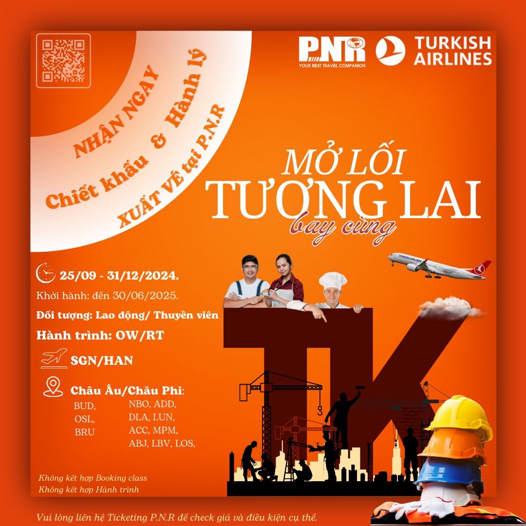 Mở lối tương lai bay cùng Turkish Airlines